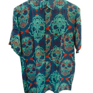 360 CAMISA CALAVERA BLUE