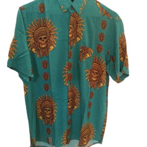 360 CAMISA CALAVERA INDIA VERDE