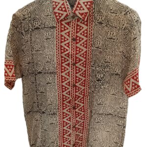 CAMISA ETNICA BLK/RED