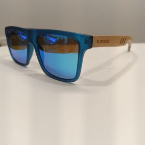 CROSSED GAFA WOOD-BLUE