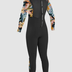 O'NEILL TRAJE NIÑA EPIC 4/3 BACK ZIP BLK/DEMIFLOR
