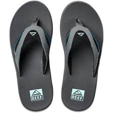 REEF CHANCLA MEN FANNING GUNMETAL/OCEAN