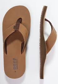 REEF CHANCLA MEN LEATHER SMOOTHY BRONZE/BROWN