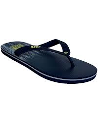 REEF CHANCLA MEN SEASIDE PRINTS NAVY TEXTURED WATER