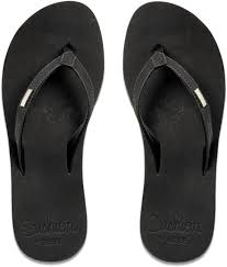 REEF CHANCLA MUJER CUSHION LUNE BLACK