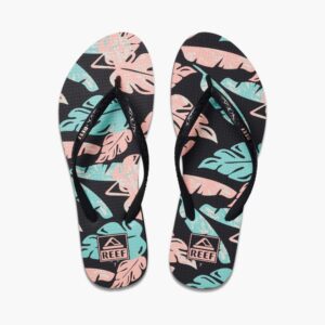 REEF CHANCLA MUJER SEASIDE PRINTS NEON MONSTERA