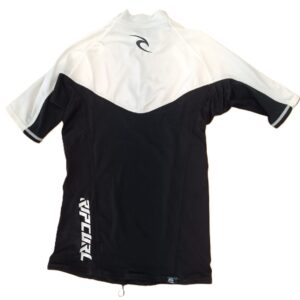 RIP CURL LICRA M/C 2º MANO WHITE/BLACK