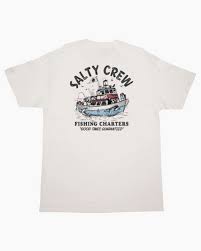 SALTY CREW CAMISETA FISHING CHARTERS WHITE