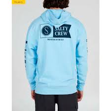 SALTY CREW SUDADERA  ALPHA LIGHT BLUE