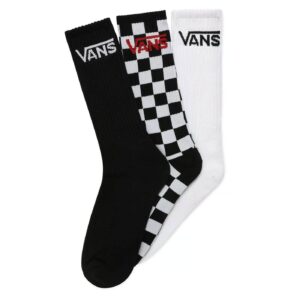 VANS PACK 3 CALCENTINES CLASSIC CREW BLACK CHECK