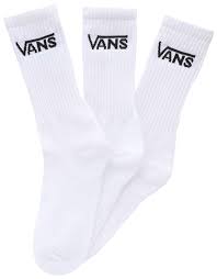VANS PACK 3 CALCENTINES CLASSIC CREW WHITE