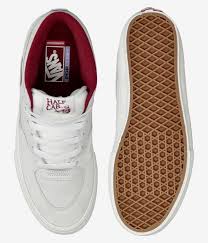 VANS SKATE HALF CAB VINTAGE SPORT WHITE/RED