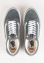 VANS SKATE OLD SKOOL PEWTER/WHITE