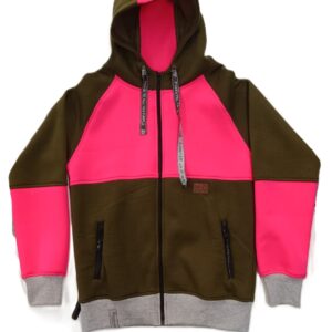 360 SUDADERA ROSA/VERDE