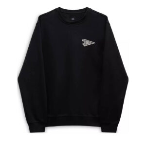 VANS SUDADERA CAMP FLAG CREW BLACK