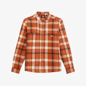 DICKIES CAMISA HOMBRE NIMMOS BOMBAY BROWN